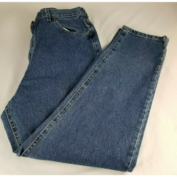 Rider Women Blue Jeans Denim Stretch Size 16 M - Picture 4 of 7